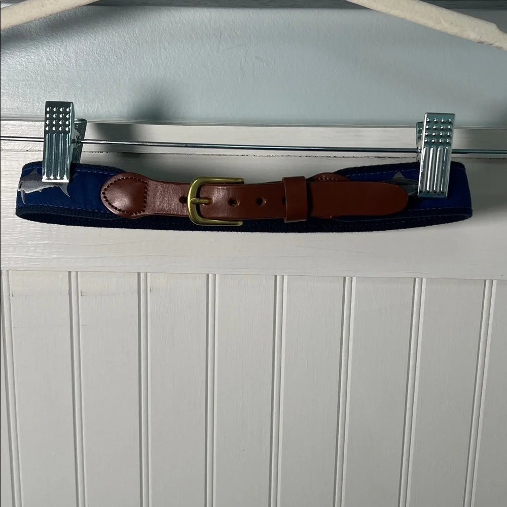 Boys belt sharks size 24 blue